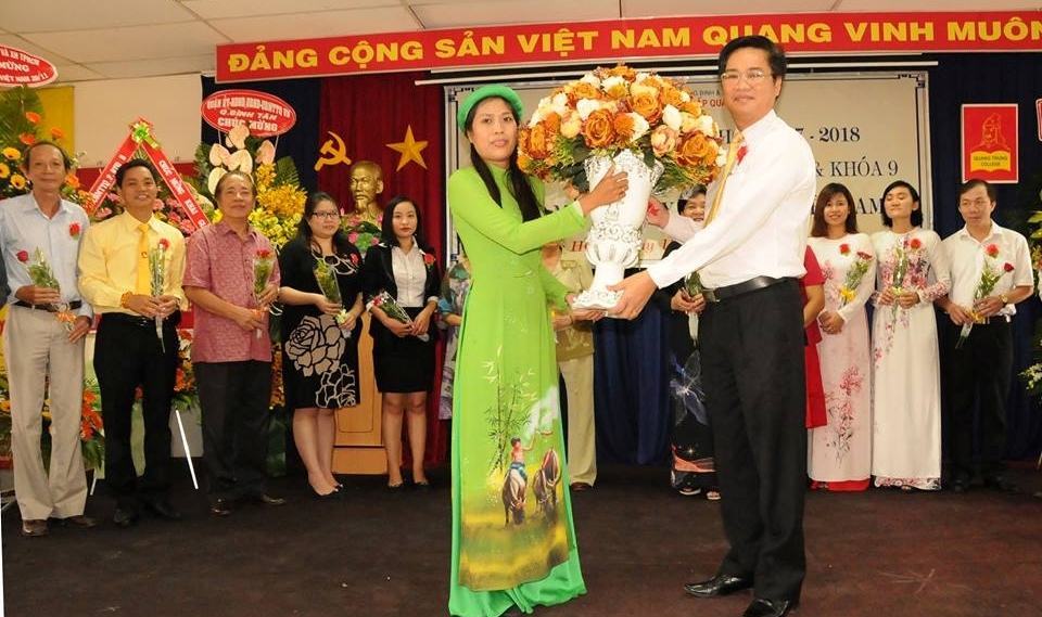 Trường TC Quang Trung khai giảng năm học 2017-2018 và trao bằng tốt nghiệp cho 450 tân khoa