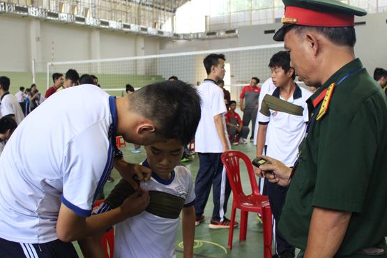 TP.HCM: Hơn 1.500 HS thi giáo dục quốc phòng và an ninh