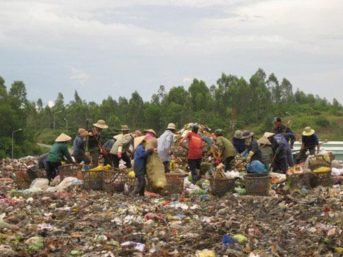 Sống cạnh bãi rác