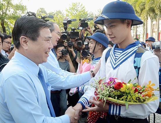 TP.HCM: 4.470 thanh niên lên đường nhập ngũ