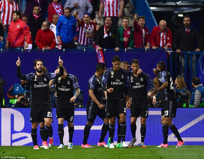 Real Madrid cân bằng kỷ lục sau thất bại trước Atletico