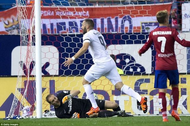 Benzema mở tỷ số cho Real Madrid từ khá sớm