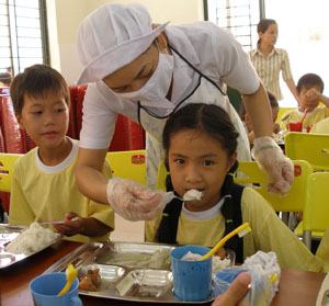 Rèn kỹ năng tự phục vụ cho học sinh