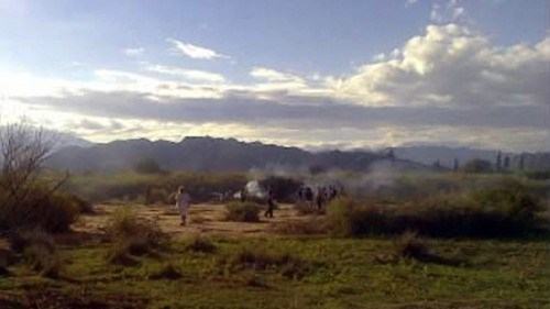 Rơi hai trực thăng ở Argentina, 10 người chết