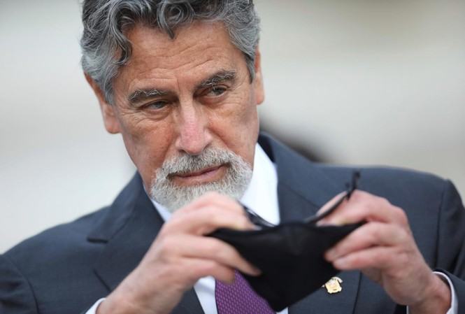 Tổng thống Peru - ông Francisco Sagasti. Ảnh: AP