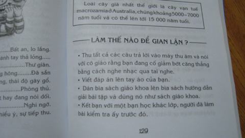 Sách thiếu nhi dạy gian lận và vô lễ?