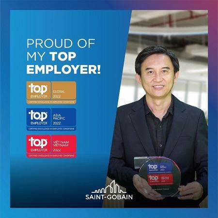 Saint-Gobain được vinh danh Danh hiệu Global Top Employer