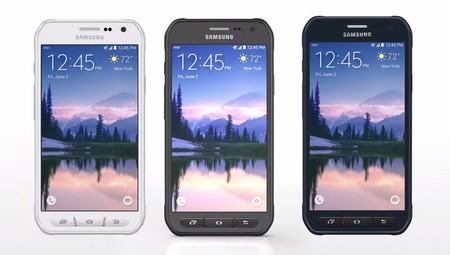 Mặt trước Galaxy S6 Active sở hữu 3 nút bấm vật lý