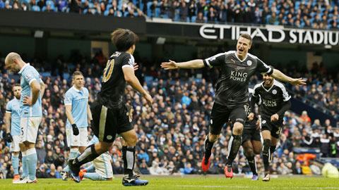 Leicester đang chiếm ngôi đầu Premier League với 8 trận thắng sân khách mùa này