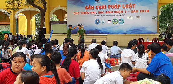 Sôi nổi Sân chơi pháp luật cho thiếu nhi, học sinh