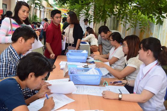 Sàn giao dịch việc làm 4 ngành công nghiệp trọng yếu: Khoảng 6.500 lao động được tuyển dụng