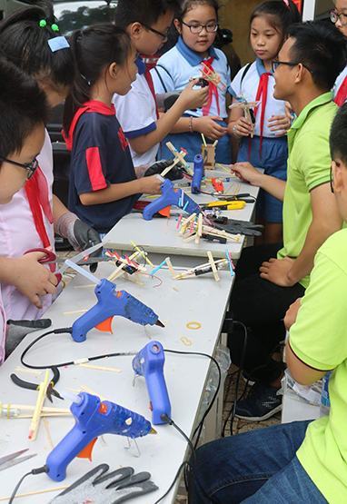 Hơn 300 thanh thiếu nhi tham gia ngày hội Tuổi trẻ sáng tạo 2018