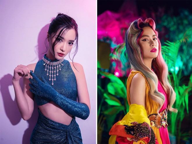 Ca sĩ trẻ đang nổi danh trên thị trường Bích Phương và Hoàng Thùy Linh /// NGHỆ SĨ CUNG CẤP