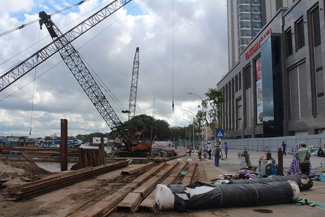 Sạt lở ở Cần Thơ do hố xoáy tự nhiên