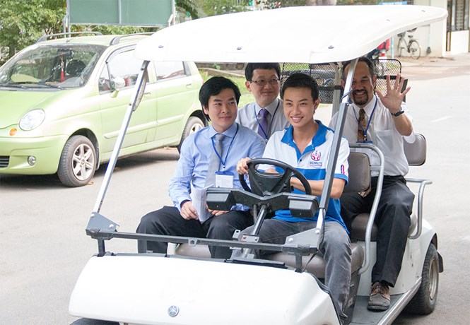 Một sáng chế của Trường ĐH Sư phạm kỹ thuật TP.HCM
 /// Ảnh: Hà Ánh