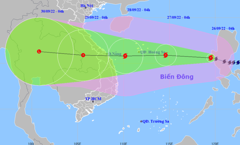 Siêu bão Noru vào Biển Đông giật cấp 17 lao nhanh vào Đà Nẵng - Bình Định - Ảnh 1.