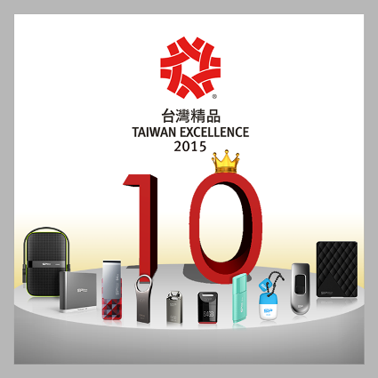 Silicon Power nhận đến 10 giải thưởng Taiwan Excellence 2015