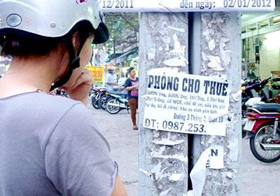 Sinh viên dễ bị lừa tiền đặt cọc nhà