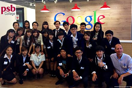 Sinh viên PSB College giao lưu với Google tại Singapore