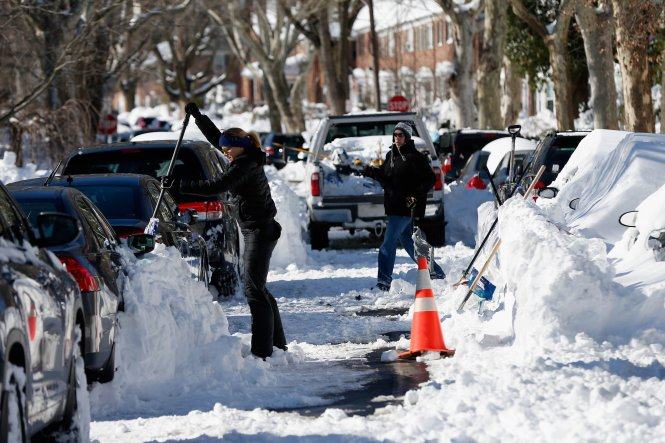 Số người chết vì bão tuyết Mỹ tăng lên 22 người