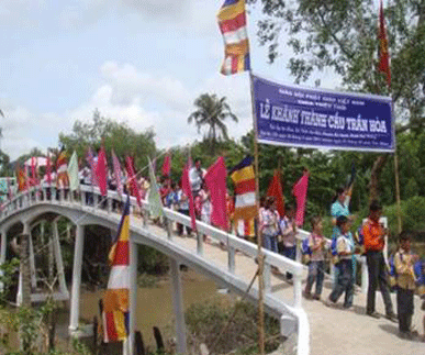 Sóc Trăng: Thêm một cây cầu từ thiện được khánh thành