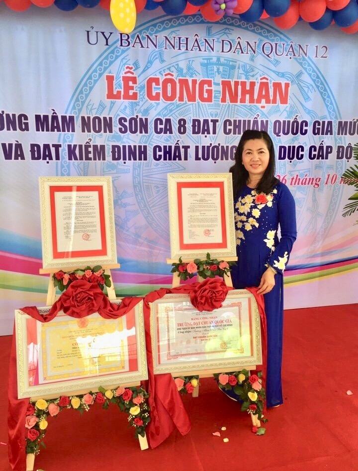 Trường MN Sơn Ca 8 đạt chuẩn Quốc gia và Kiểm định chất lượng giáo dục