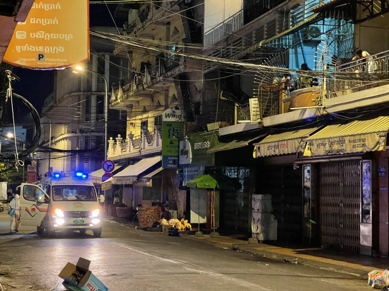 Phnom Penh trong tình trạng phong tỏa	  /// Ảnh: Sao Phal Niseiy