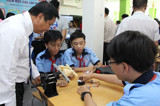 Quận 3, TP.HCM: Đưa phòng STEM vào phục vụ miễn phí học sinh