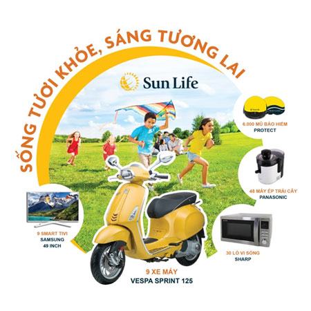 Sun Life tri ân khách hàng qua chương trình khuyến mại “Sống tươi khỏe, Sáng tương lai”