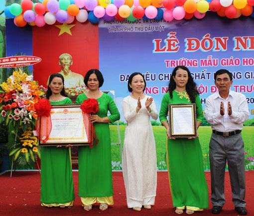 Thêm trường mầm non đạt tiêu chuẩn chất lượng cấp độ II