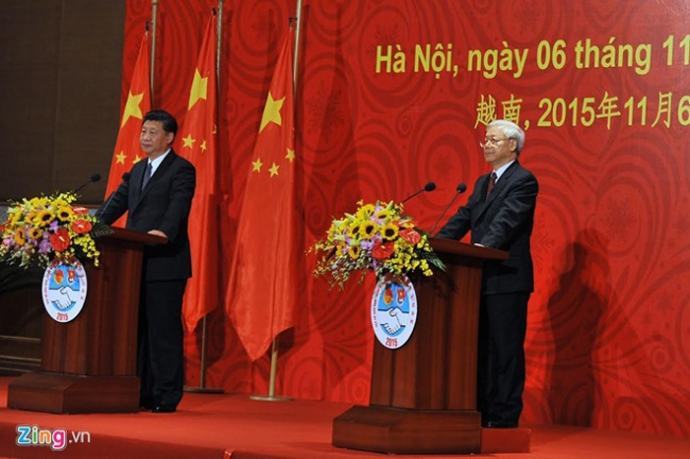 Tổng Bí thư phát biểu tại cuộc gặp gỡ thanh niên Việt Nam-Trung Quốc