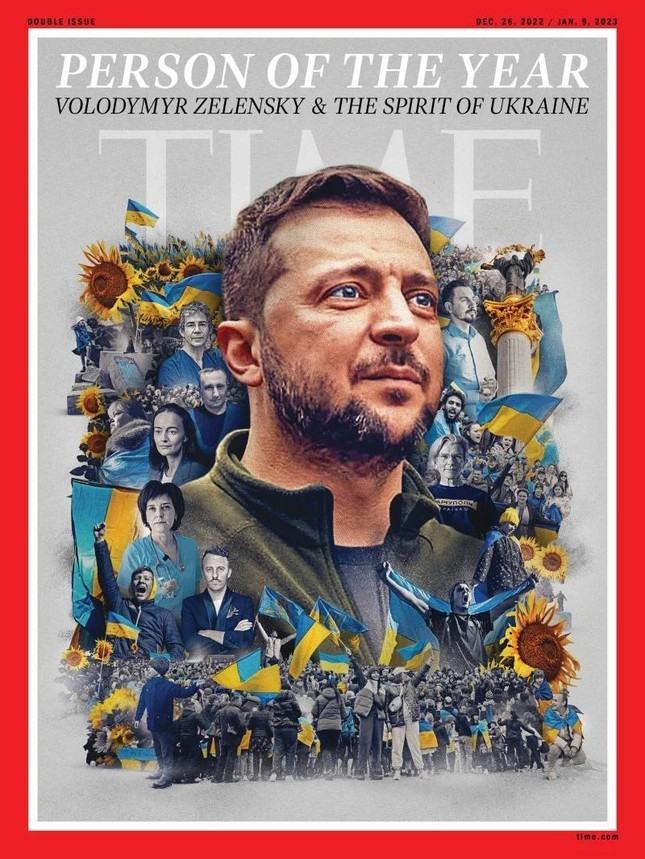 Tạp chí Time chọn Tổng thống Ukraine Zelensky là Nhân vật của năm ảnh 1