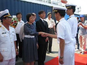 Tàu hải quân Nhật Bản cập cảng Tiên Sa, bắt đầu thăm Việt Nam