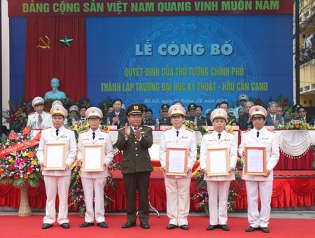 Thành lập ĐH Kỹ thuật – Hậu cần Công an nhân dân