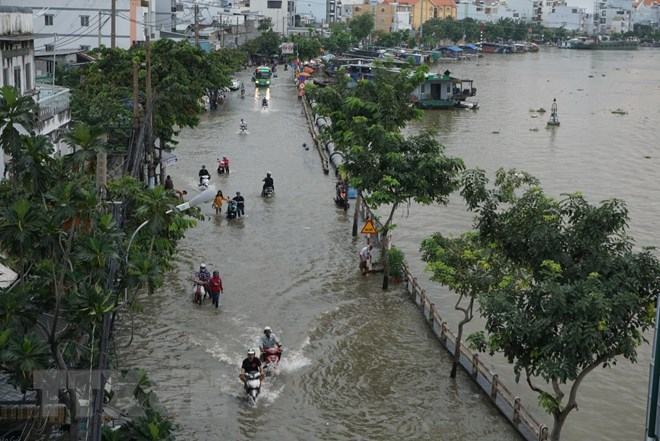 Thành phố Hồ Chí Minh: Triều cường lập đỉnh kỷ lục mới với mức 1,73m