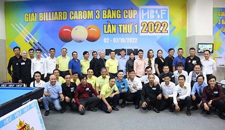 Khai mạc Giải Billiard Carom 3 băng cúp HBSF lần thứ 1 năm 2022