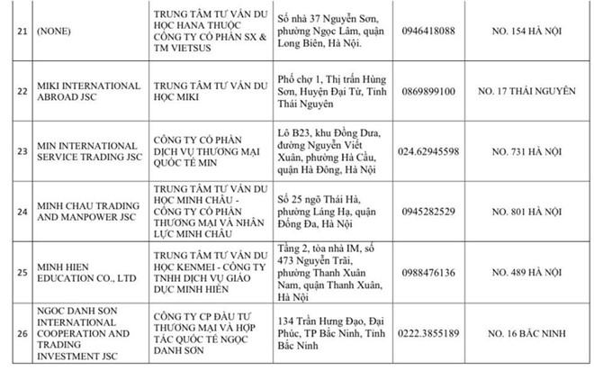 Thêm 60 cơ sở bị đình chỉ xin cấp visa Nhật Bản - ảnh 5