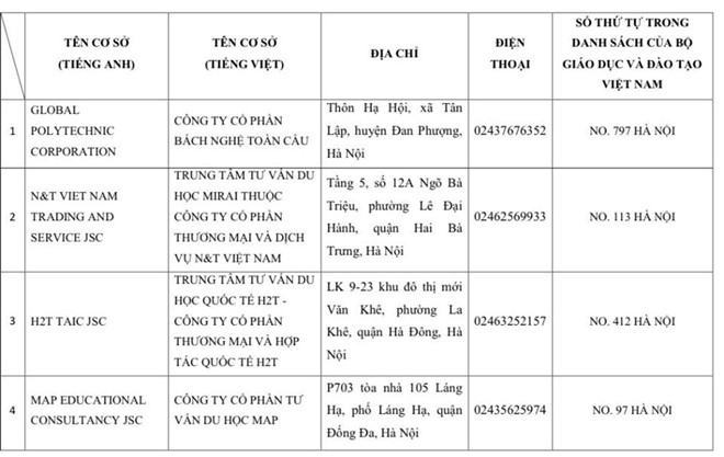 Thêm 60 cơ sở bị đình chỉ xin cấp visa Nhật Bản - ảnh 8