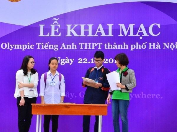 Gần 2.000 học sinh THPT tham gia kỳ thi Olympic tiếng Anh