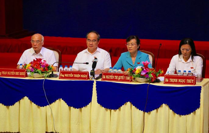 Bí thư Nguyễn Thiện Nhân: Giải tỏa bức xúc của cử tri về dự án Thủ Thiêm