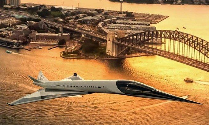 Thiết kế máy bay siêu thanh tốc độ 2.346km/h