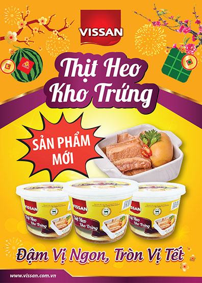 Thịt heo kho trứng – Sản phẩm mới của VISSAN dịp Tết Canh Tý 2020