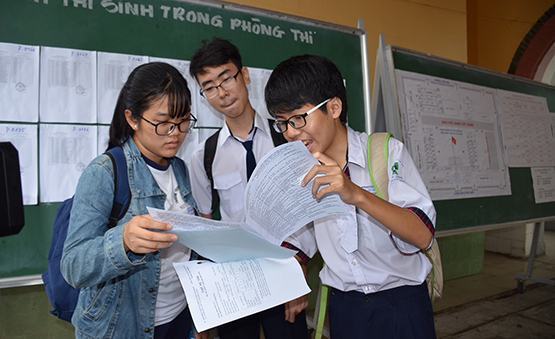 Bài thi KHXH: Thí sinh nộp bài sớm