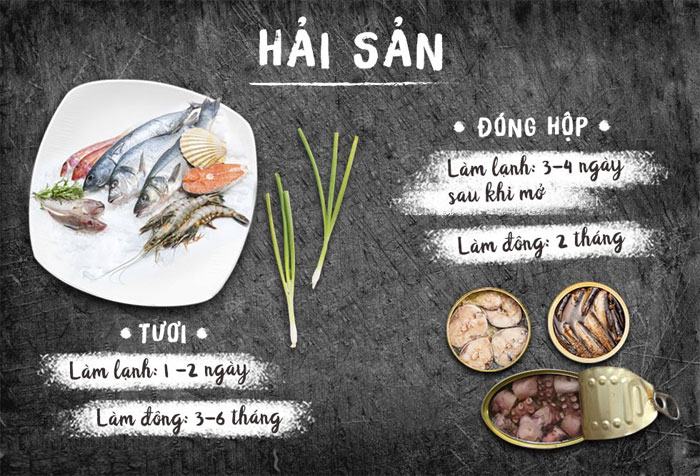 Hải sản chứa nhiều dưỡng chất và ngon nhất lúc còn tươi sống.