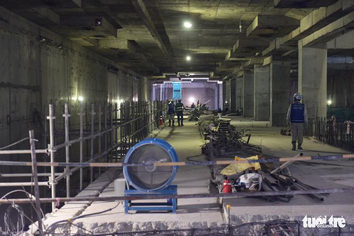 Thông đường hầm thứ 2 tuyến metro số 1 TP.HCM - Ảnh 5.