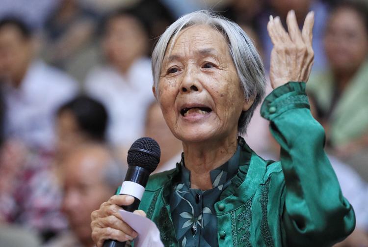 Bà Trần Thị Mỹ. Ảnh: Hữu Khoa.