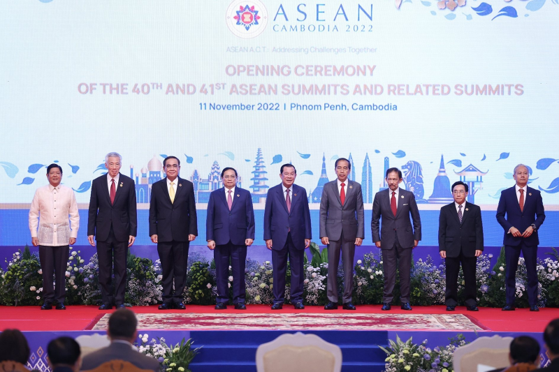 Thủ tướng Phạm Minh Chính dự lễ khai mạc Hội nghị cấp cao ASEAN lần thứ 40, 41 - ảnh 6