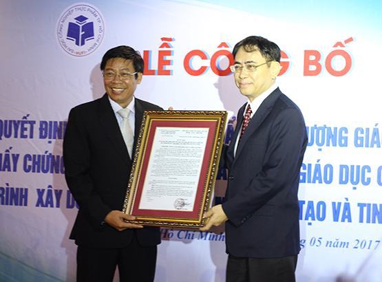 ĐH Công nghiệp thực phẩm TP.HCM đạt chuẩn kiểm định chất lượng