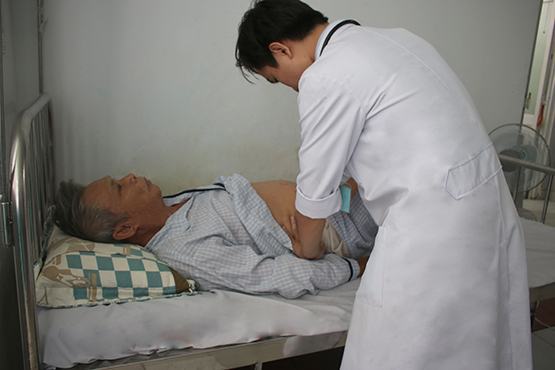 Điều trị thành công bệnh nhân có khối u gan vỡ