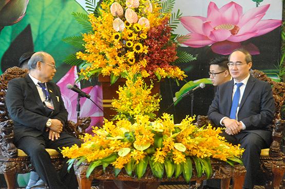 Bí thư Thành ủy tiếp Chủ tịch Quốc hội Myanmar
